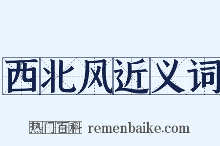 西北风近义词是什么意思的图片